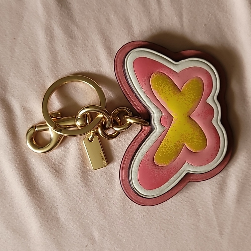 Coach Butterfly Keychain